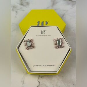 Bomb Party Serenity Calling Aqua Crystal Studs